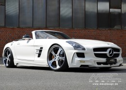 SLS R197 Mercedes Tuning AMG Bodykit Felgen Auspuff Spurverbreiterung Carbon