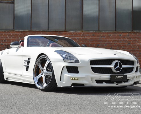SLS R197 Mercedes Tuning AMG Bodykit Felgen Auspuff Spurverbreiterung Carbon