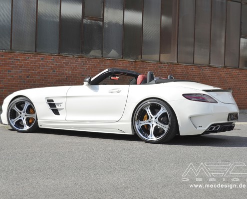 SLS R197 Mercedes Tuning AMG Bodykit Felgen Auspuff Spurverbreiterung Carbon
