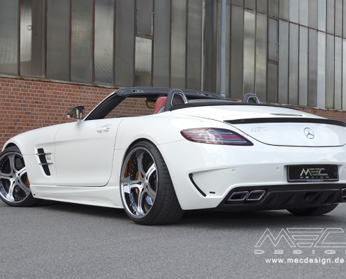 SLS R197 Mercedes Tuning AMG Bodykit Felgen Auspuff Spurverbreiterung Carbon