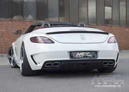 SLS R197 Mercedes Tuning AMG Bodykit Felgen Auspuff Spurverbreiterung Carbon