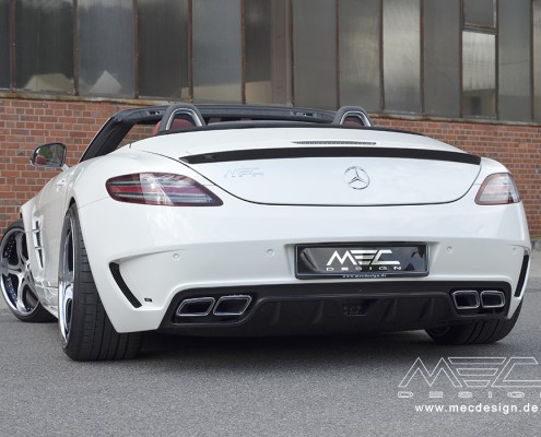 SLS R197 Mercedes Tuning AMG Bodykit Felgen Auspuff Spurverbreiterung Carbon