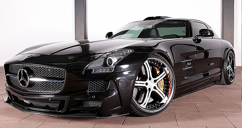 SLS C197 Mercedes Tuning AMG Bodykit Wheels Exhaust Spacer Carbon