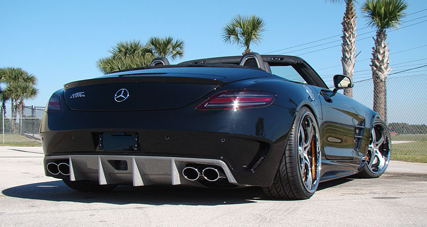 SLS R197 Mercedes Tuning AMG Bodykit Wheels Exhaust Spacer Carbon