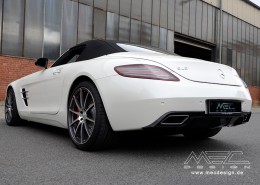 SLS R197 Mercedes Tuning AMG Bodykit Felgen Auspuff Spurverbreiterung Carbon