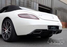 SLS R197 Mercedes Tuning AMG Bodykit Felgen Auspuff Spurverbreiterung Carbon