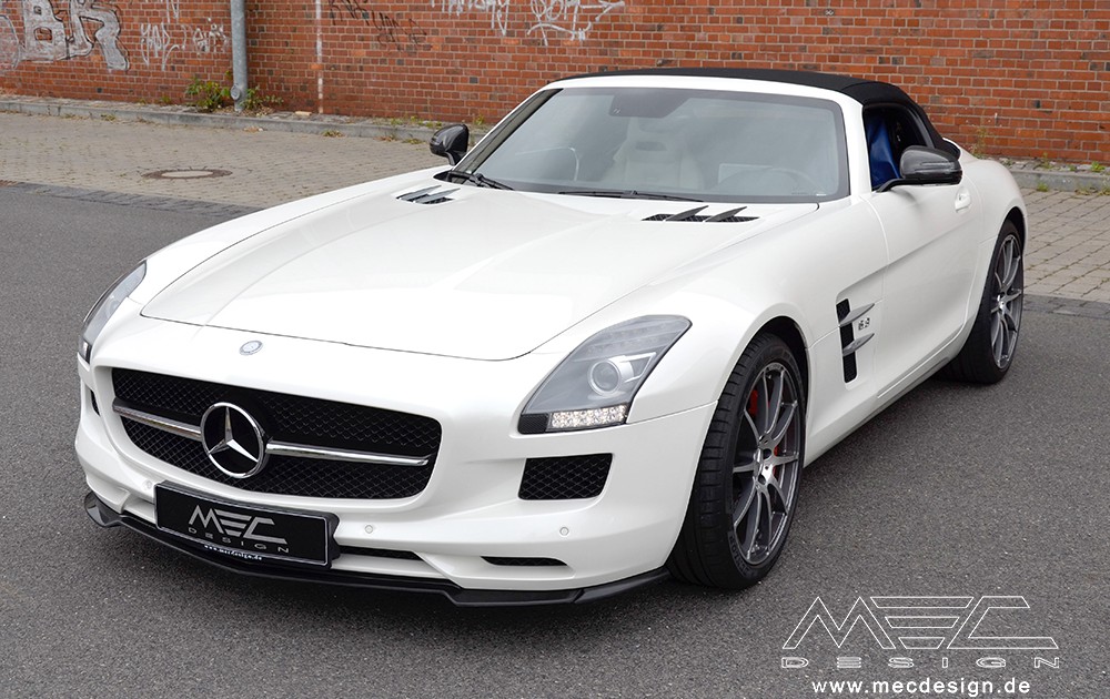 SLS R197 Mercedes Tuning AMG Bodykit Felgen Auspuff Spurverbreiterung Carbon