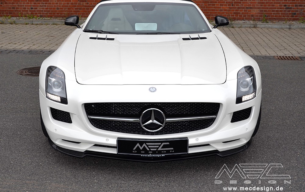 SLS R197 Mercedes Tuning AMG Bodykit Felgen Auspuff Spurverbreiterung Carbon