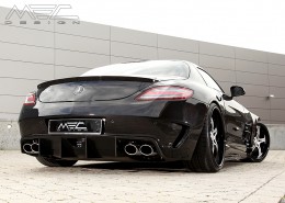 SLS R197 Mercedes Tuning AMG Bodykit Felgen Auspuff Spurverbreiterung Carbon