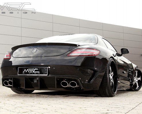 SLS R197 Mercedes Tuning AMG Bodykit Felgen Auspuff Spurverbreiterung Carbon
