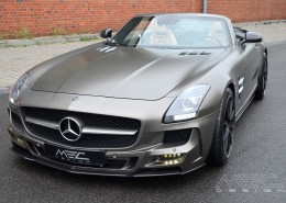SLS R197 Mercedes Tuning AMG Bodykit Felgen Auspuff Spurverbreiterung Carbon