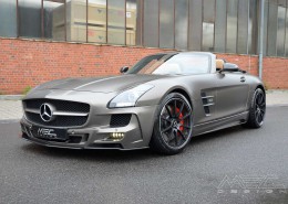 SLS R197 Mercedes Tuning AMG Bodykit Felgen Auspuff Spurverbreiterung Carbon