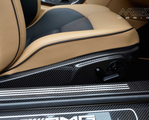 SLS R197 Mercedes Tuning AMG Interior Carbon Leather