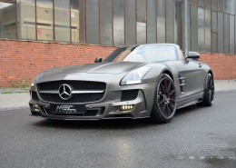 SLS R197 Mercedes Tuning AMG Bodykit Felgen Auspuff Spurverbreiterung Carbon