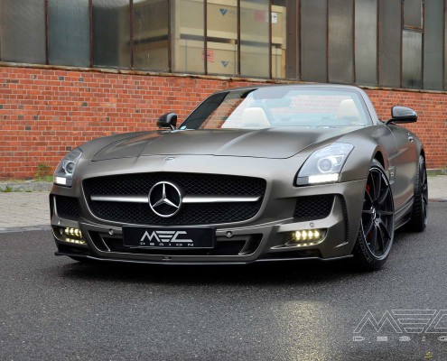 SLS R197 Mercedes Tuning AMG Bodykit Felgen Auspuff Spurverbreiterung Carbon