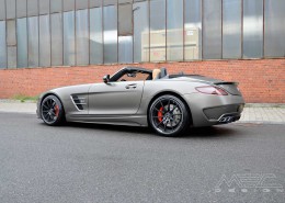 SLS R197 Mercedes Tuning AMG Bodykit Felgen Auspuff Spurverbreiterung Carbon
