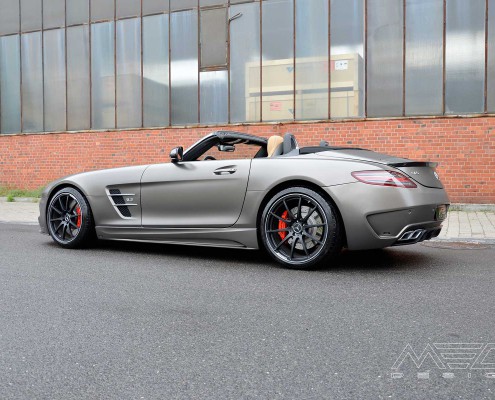 SLS R197 Mercedes Tuning AMG Bodykit Felgen Auspuff Spurverbreiterung Carbon