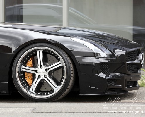SLS C197 Mercedes Tuning AMG Bodykit Felgen Auspuff Spurverbreiterung Carbon