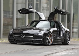 SLS C197 Mercedes Tuning AMG Bodykit Felgen Auspuff Spurverbreiterung Carbon