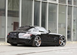 SLS C197 Mercedes Tuning AMG Bodykit Felgen Auspuff Spurverbreiterung Carbon