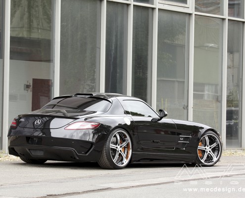 SLS C197 Mercedes Tuning AMG Bodykit Felgen Auspuff Spurverbreiterung Carbon