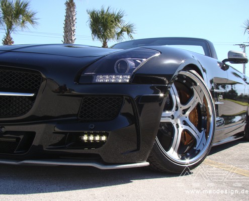 SLS R197 Mercedes Tuning AMG Bodykit Wheels Exhaust Spacer Carbon
