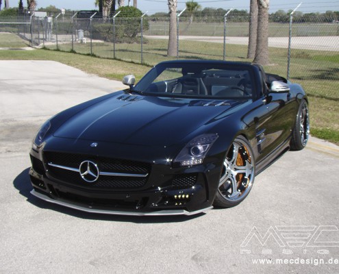 SLS R197 Mercedes Tuning AMG Bodykit Wheels Exhaust Spacer Carbon