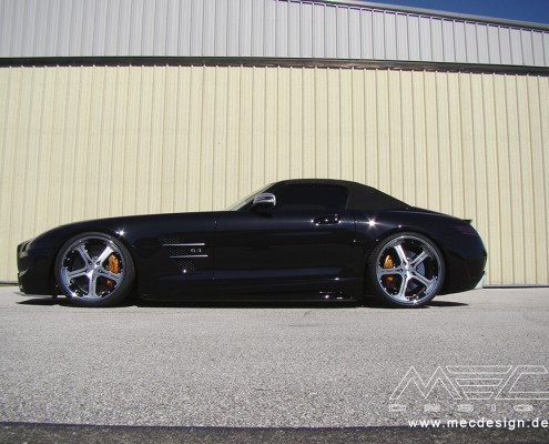 SLS R197 Mercedes Tuning AMG Bodykit Wheels Exhaust Spacer Carbon