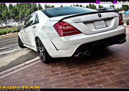 W221 V221 S-Klasse Mercedes Tuning AMG Bodykit Felgen Auspuff Spurverbreiterung Carbon