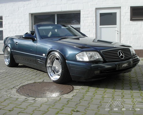 R129 SL Roadster Mercedes Tuning AMG Bodykit Wheels Exhaust Spacer Carbon
