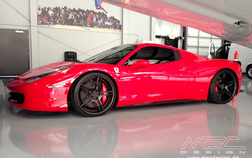Customer from Orlando - USA with Ferrari 458 and CCd5 wheels