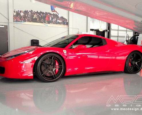 Customer from Orlando - USA with Ferrari 458 and CCd5 wheels