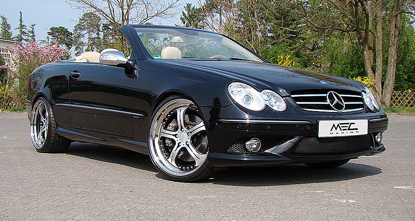 W209 A209 CLK Mercedes Tuning AMG Bodykit Wheels Exhaust Spacer Carbon