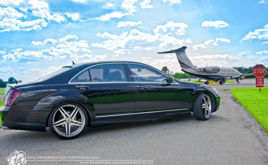 W221 V221 S-Klasse Mercedes Tuning AMG Bodykit Felgen Auspuff Spurverbreiterung Carbon