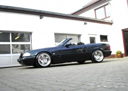 R129 SL Roadster Mercedes Tuning AMG Bodykit Wheels Exhaust Spacer Carbon