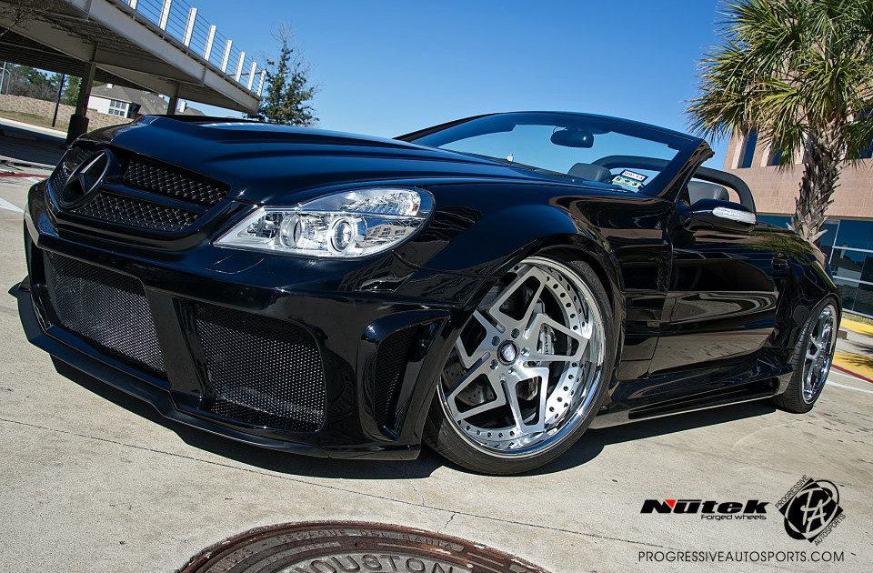 R230 SL Roadster Mercedes Tuning AMG Bodykit Wheels Exhaust Spacer Carbon