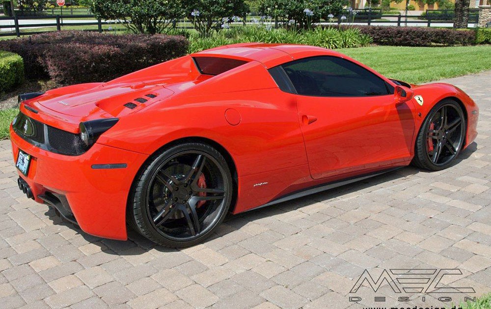 Customer from Orlando - USA with Ferrari 458 and meCCon CCd5 wheels