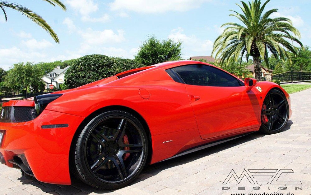 Customer from Orlando - USA with Ferrari 458 and meCCon CCd5 wheels
