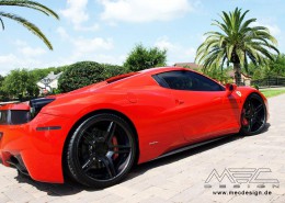 Customer from Orlando - USA with Ferrari 458 and meCCon CCd5 wheels