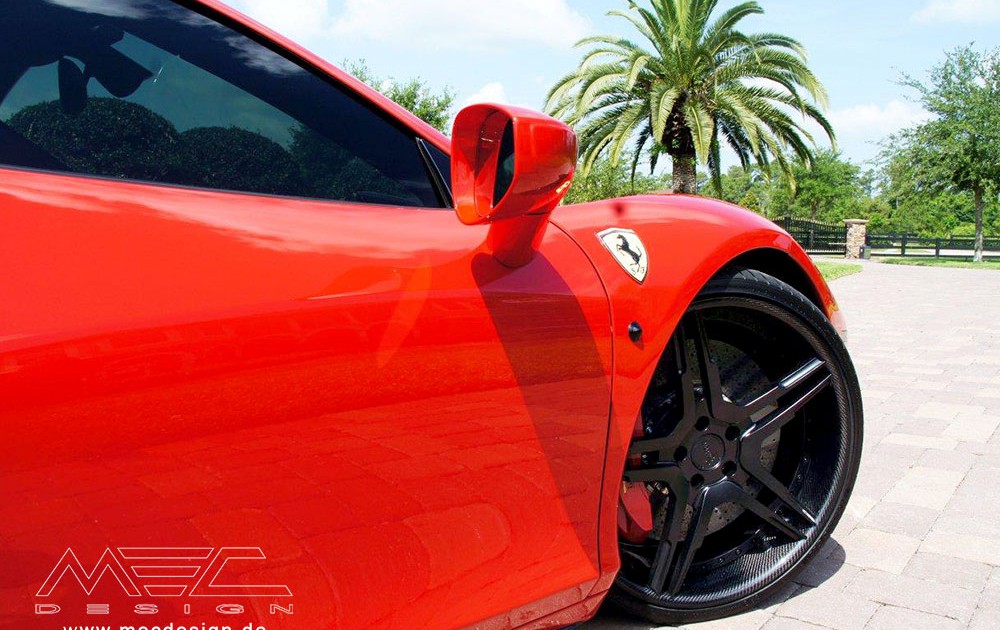 Customer from Orlando - USA with Ferrari 458 and meCCon CCd5 wheels
