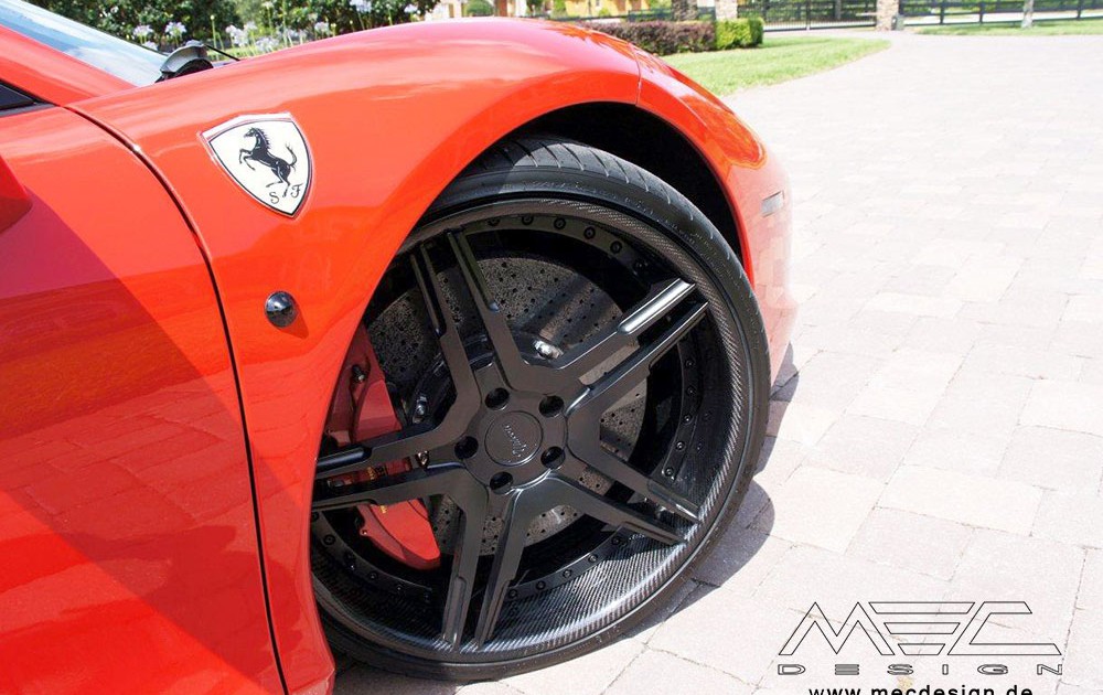 Customer from Orlando - USA with Ferrari 458 and meCCon CCd5 wheels