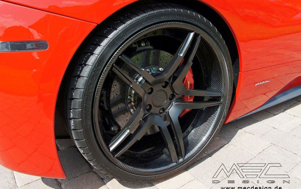Customer from Orlando - USA with Ferrari 458 and meCCon CCd5 wheels