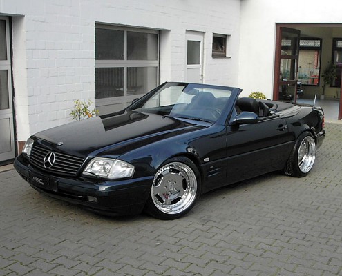 R129 SL Roadster Mercedes Tuning AMG Bodykit Wheels Exhaust Spacer Carbon