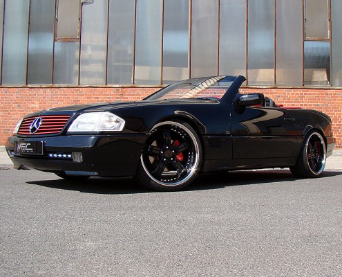 R129 SL Roadster Mercedes Tuning AMG Bodykit Wheels Exhaust Spacer Carbon