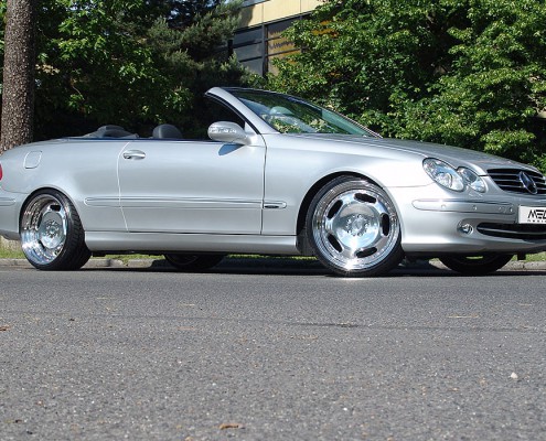 CLK320 with mecxtreme1 3 piece wheels