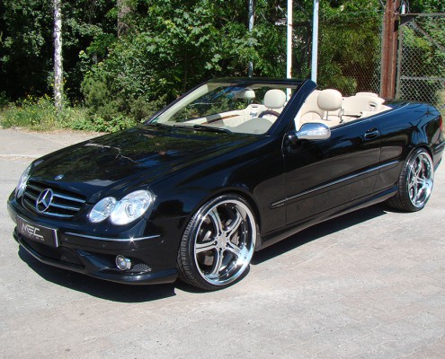 W209 A209 CLK Mercedes Tuning AMG Bodykit Wheels Exhaust Spacer Carbon