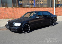 W140 V140 S-Klasse Mercedes Tuning AMG Bodykit Felgen Auspuff Spurverbreiterung Carbon
