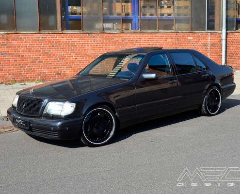 W140 V140 S-Klasse Mercedes Tuning AMG Bodykit Felgen Auspuff Spurverbreiterung Carbon