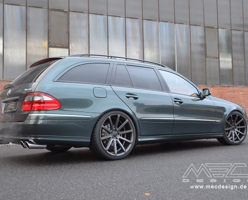 W211 S211 E-Klasse Mercedes Tuning AMG Bodykit Felgen Auspuff Spurverbreiterung Carbon