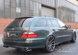 W211 S211 E-Klasse Mercedes Tuning AMG Bodykit Felgen Auspuff Spurverbreiterung Carbon